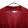 TO BE CHIC Silk Blend Long sleeve knit cardigan 2 Red Women Used