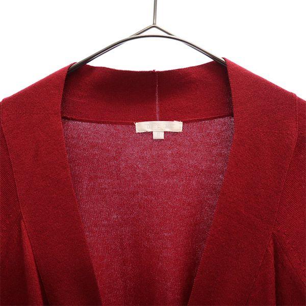 TO BE CHIC Silk Blend Long sleeve knit cardigan 2 Red Women Used