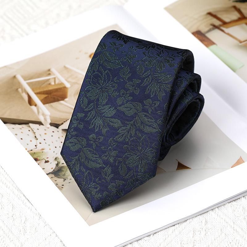 Groom Wedding Men'S Business Dress Banquet Retro Flowers Men'S And Women'S 8Cm Hand-Tied Fashion Yarn Tie