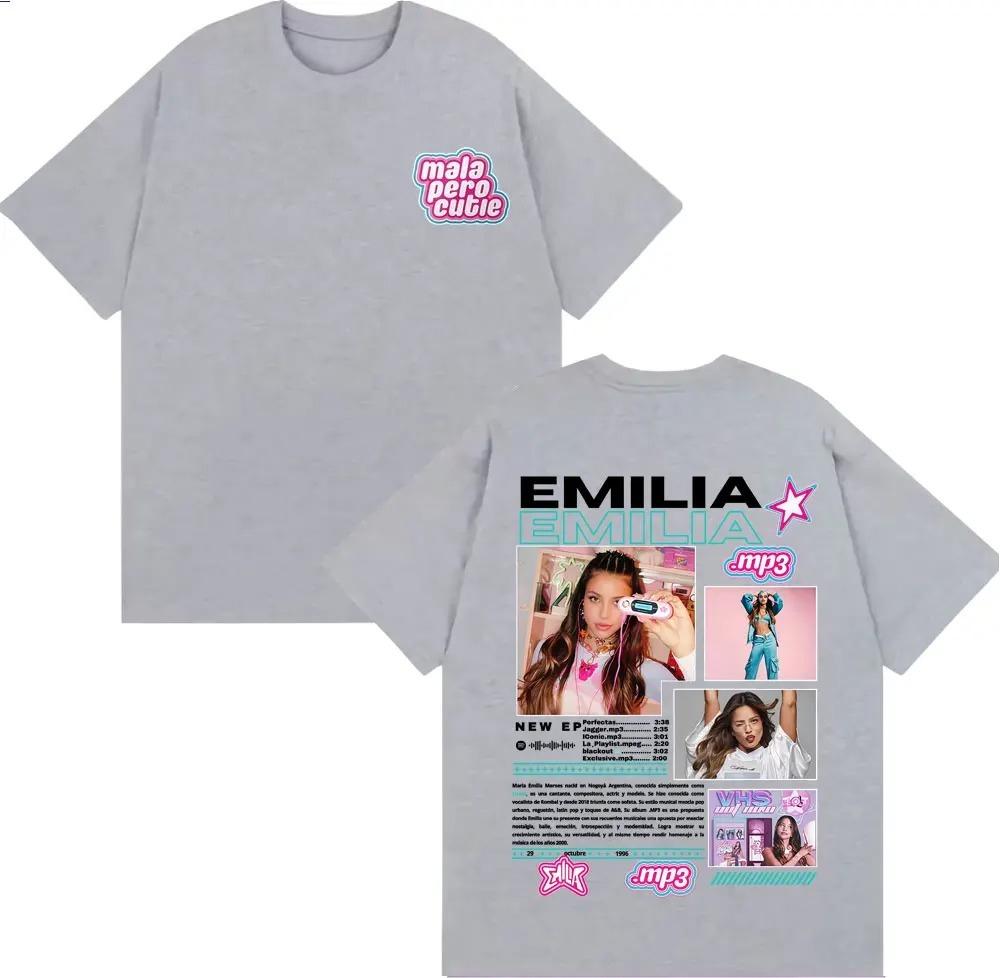 

Singer Emilia Mernes MP3 Tour 2026 Graphic T-shirt Unisex Women Fashion Aesthetic Short Sleeve Tshirt Short Sleeve Casual T-shirts S
