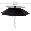Topyond Phone Umbrella, 10W Solar Charger Sun Shade for Cell Phones, Suction Cup Stand, Outdoor Anti-Glare Protection, for Beach Travel and Outdoor