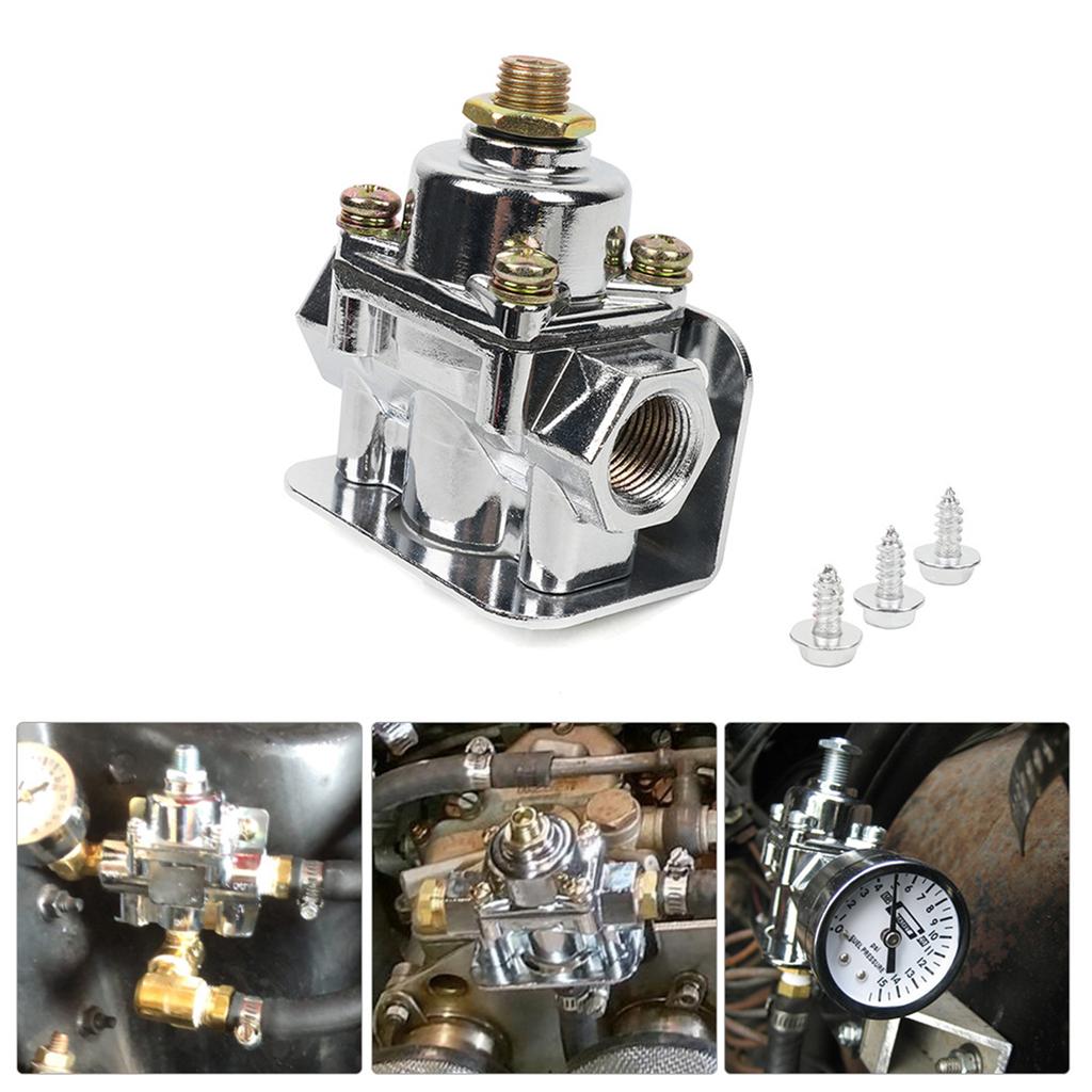 Carburetor Parts Zinc Alloy 12-803 12-804 Fuel Pressure Regulator for Holley Edelbrock 3/8in NPT Port