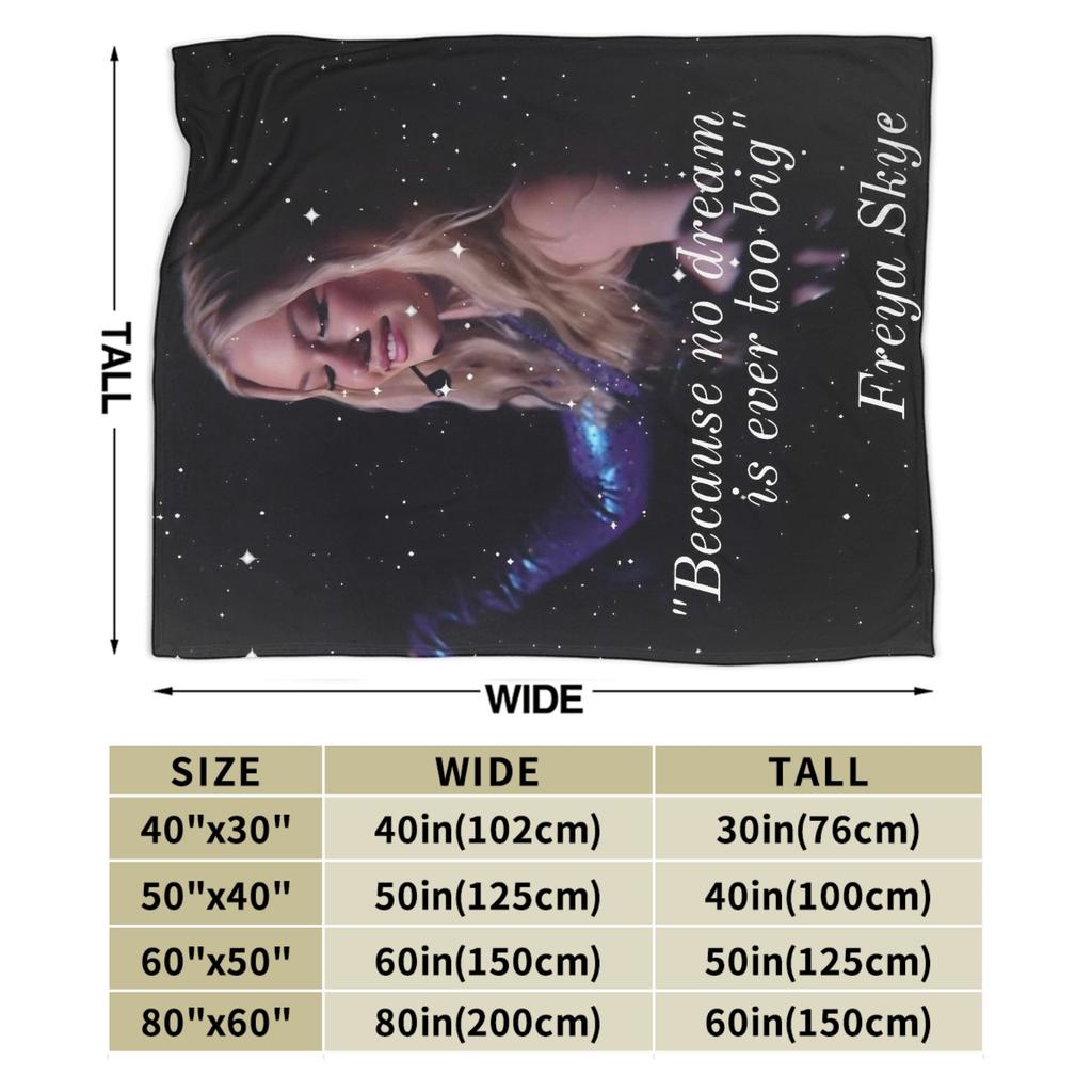 Freyas Skyes Singer Tour 2026 Blanket Multiple Sizes Soft and Lightweight  Throw Blankets for Sofa Couch and Bed
