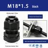 Nylon Waterproof Cable Connector Gland, M/PG Type, Flame Retardant, Sealed Threaded