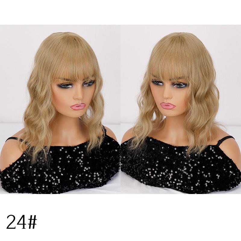 

XINRAN женские синтетические волокна для наращивания волос, волнистые волосы, шиньон до плеч, сменные блоки для волос, коричневый, светлый цвет