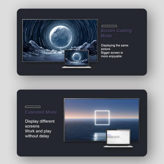 Adapter HDMI-compatible Male To Female 180 Degree Adapter 8k@60hz HD Output Portable No Delay Plug And Play Converter with Indicator Light