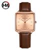 Women's Rose Gold Steel Band Quartz Watch Japanese Movement Simple Dial Women's Watch