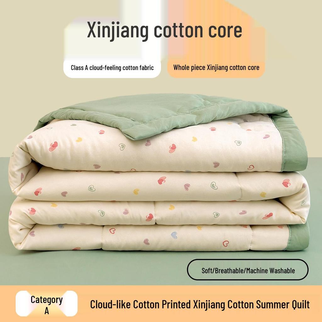 All-Season Machine Washable Children's Summer Quilt - Suitable for Air Conditioning and Home Use