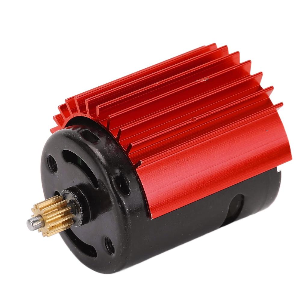 Cryfokt 370 Motor for WPL D12 RC Car, Reliable Performance, Heat-Resistant Engine, Ideal for Hobbies and Enthusiasts (Red)