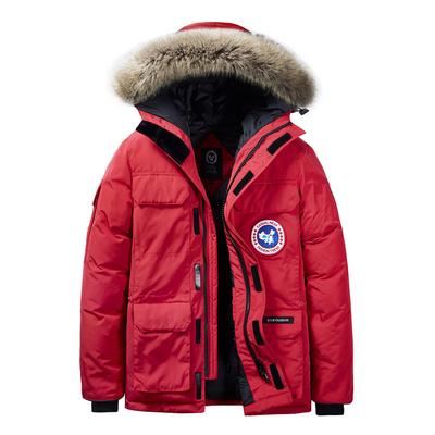 Autumn and Winter New Fat Plus Size Casual Coat Cotton-padded Jacket Warm and Comfortable Loose Fur Collar Padded Cotton-padded Men.