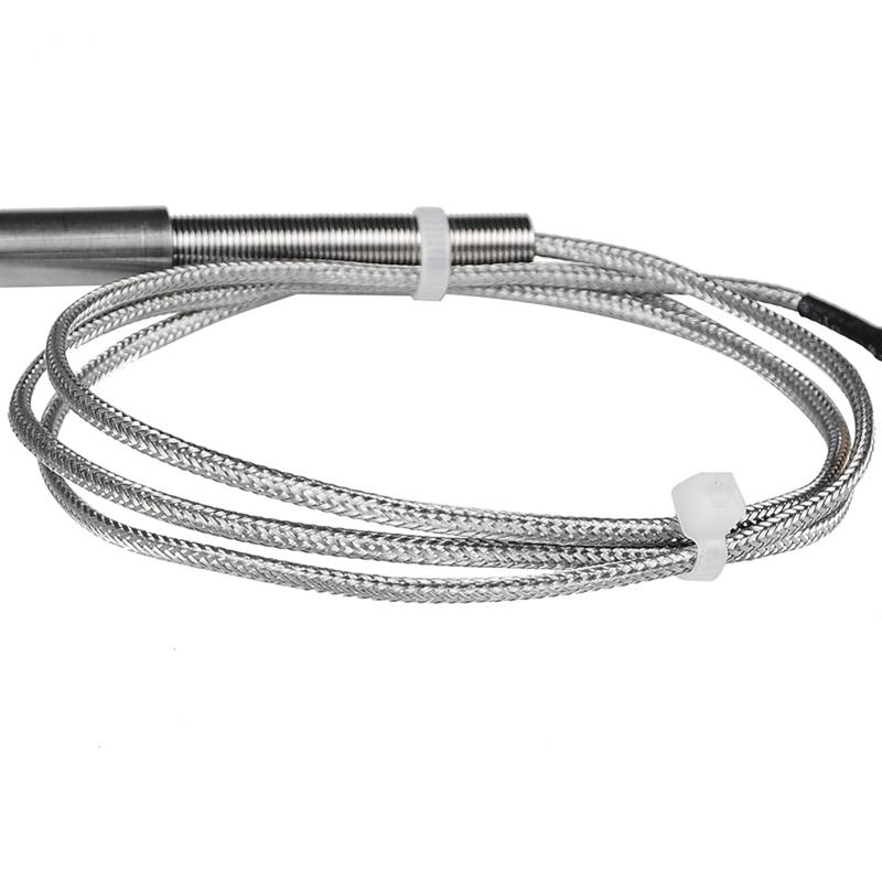 1300°C K type EGT Motor Exhaust Gas Temperature Sensor Stainless Steel Probe Thermocouple Tube Thread 1/8’' NPT Elbow Male Plugs