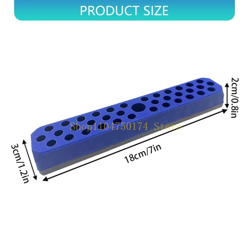 Bit Holder for 1/4inch Screwdriver Bits with 43 Slots For Screwdriver Bits Milling Cutter Storage Solution Top Sale