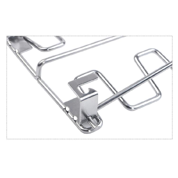 14 Slots Chicken Leg Wing Grill Rack Drumsticks Holder Smoker Oven Roaster Stand