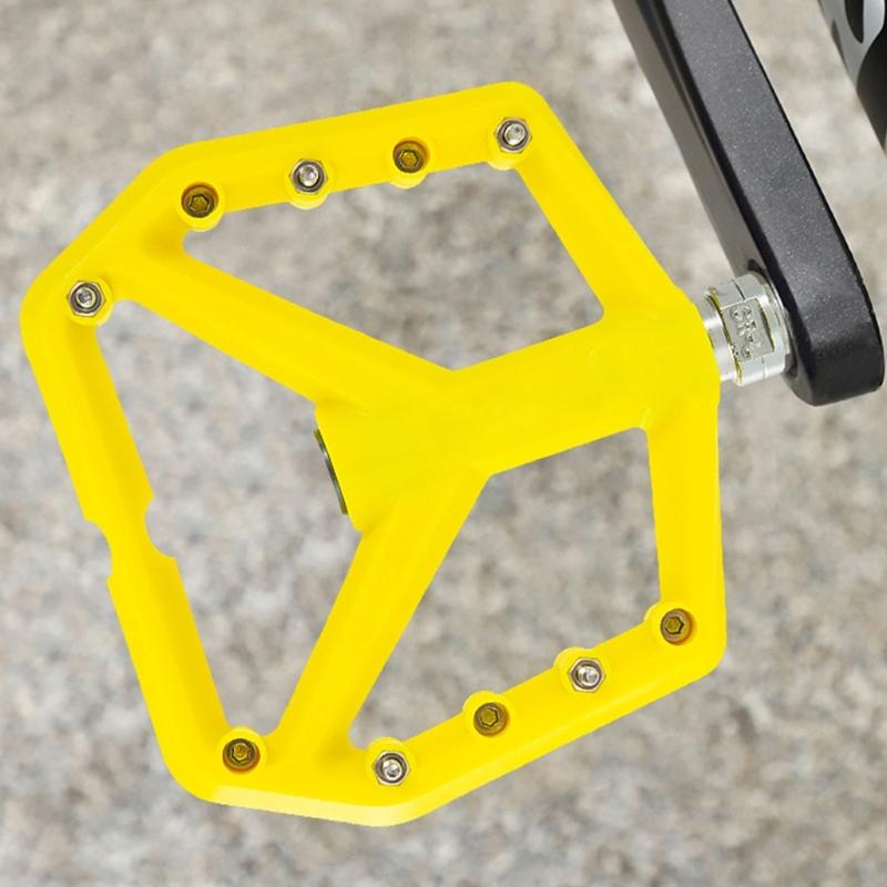 Light Weight Nylon Bicycles Pedal Aluminum Sealed Bearings Road Bike Pedal Replacement NonSlip Mountain Bicycles Pedal