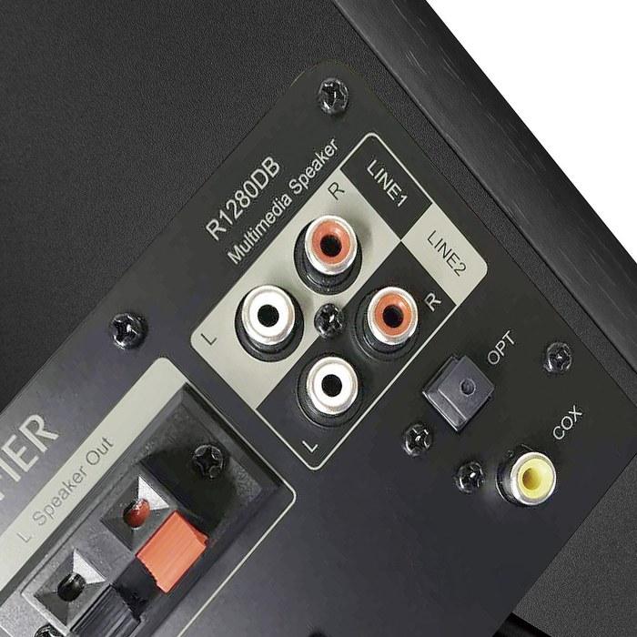 Edifier R1280DB Bookshelf Speaker, Active Speaker, Bluetooth V5.1, 42W, with Remote, Black