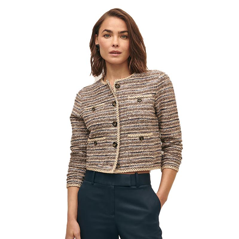 Женский жакет Brooks Brothers с тканой текстурой L