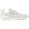 Louis Vuitton Trainer Low Top Skateboard Shoes Men's White 1AHTNL