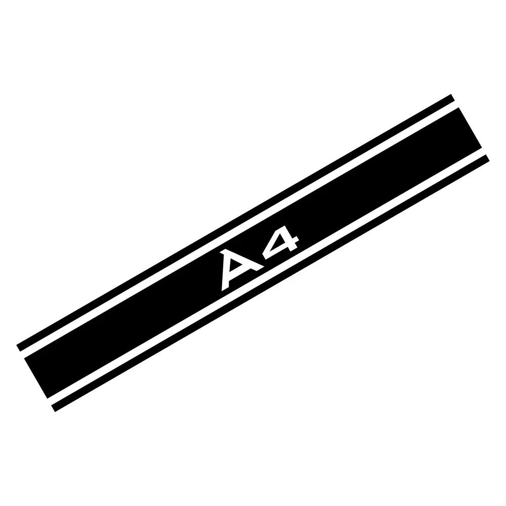 For B A3 8P S3 8V A4 B8 B6 A6 C6 C5 C7 Q2 Q3 Q5 Q7 Q8 TT TTS PVC Car Front Hood Film Sticker Vinyl Auto Bonnet Strip Decal