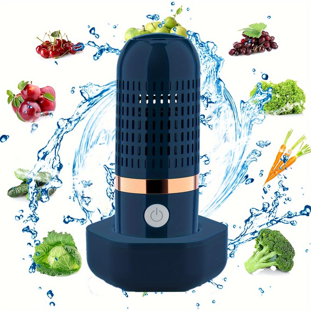 Wireless Fruit Vegetable Washing Machine Protable Capsule Shape Fruit Food Purifier Kitchen Automatic Vegetable Washing Machine