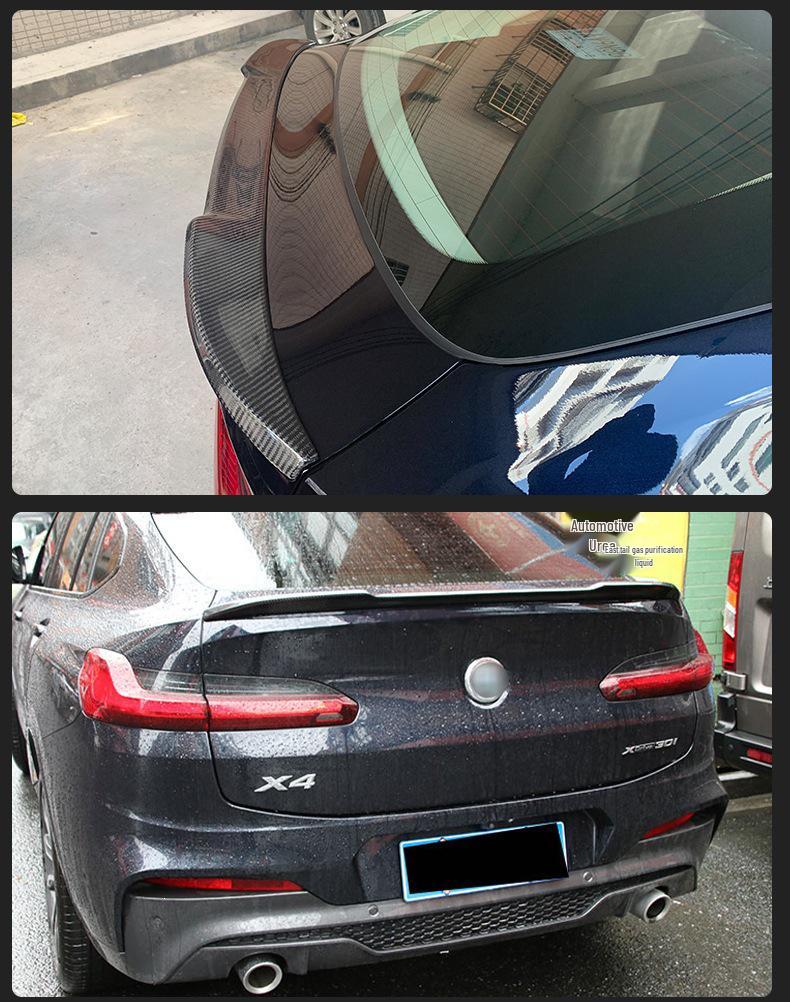 BMW X4 G02 Carbon Fiber Rear Spoiler & Diffuser, CS Style Lip Modification