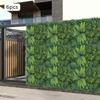 6PCS Artificial Greenery Wall Panels, Fake Ivy Leaf Decor, Green Vine Backdrop for Indoor Outdoor Decor, Home Garden Wall Deco