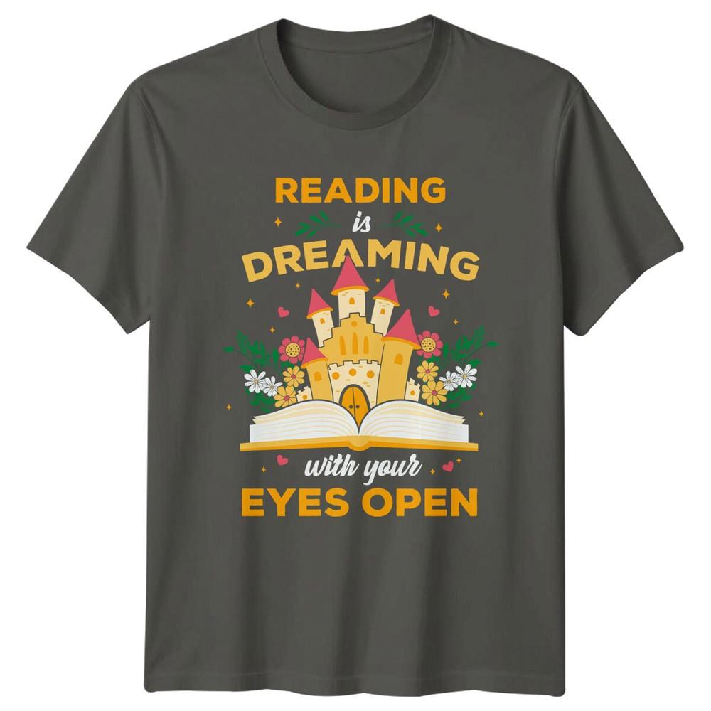 Reading Is Dreaming TShirt Book Lover Gift Adult Unisex Hobbies S