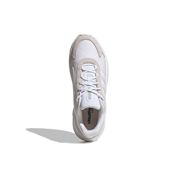 Adidas Neo Ozelle Lace-Up Flat Sneakers Unisex Sneakers White Brown GX4691