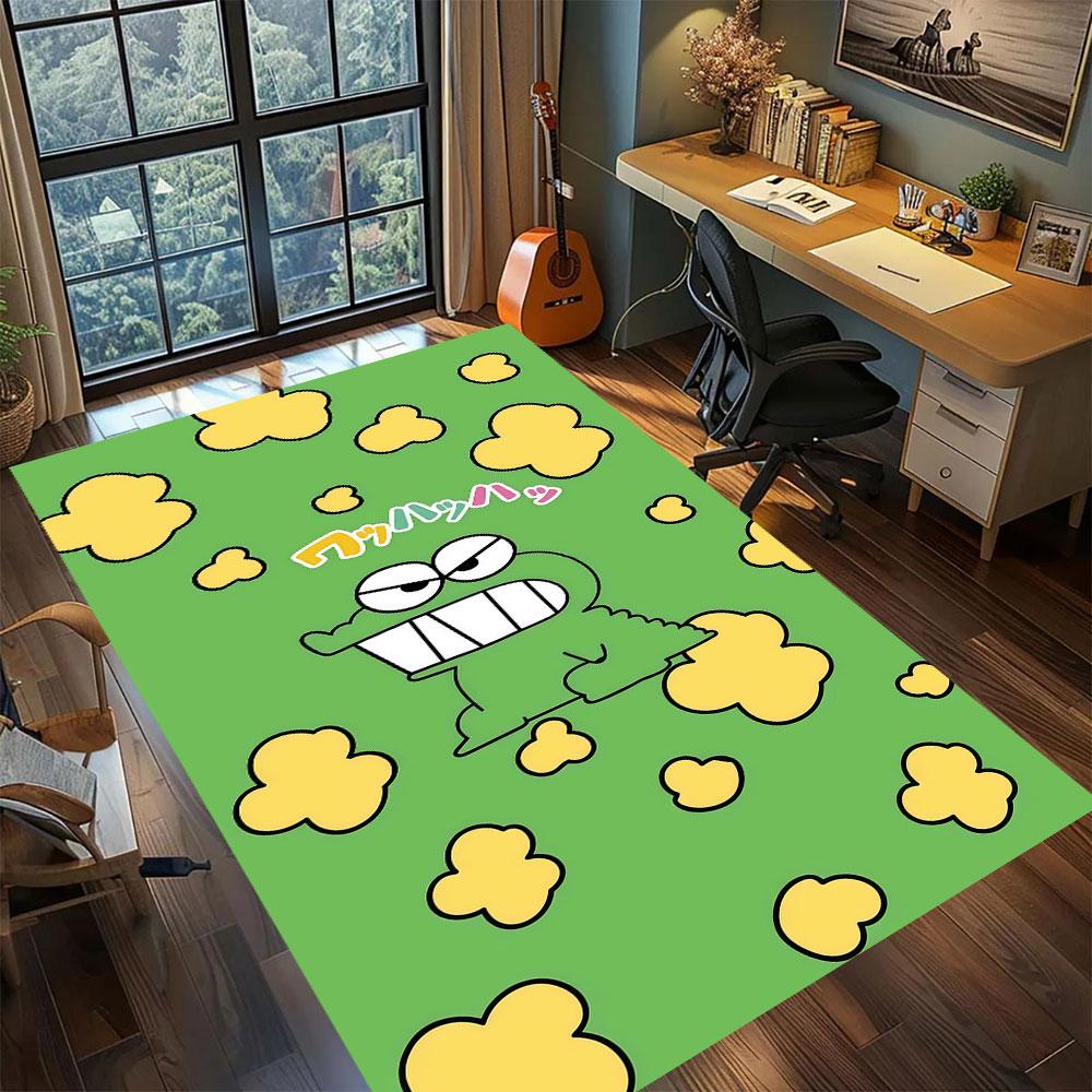 Shinchan Anime Character Carpet for Living Room Bedroom Home Decor Cool Movie Mat Play Floor Mat