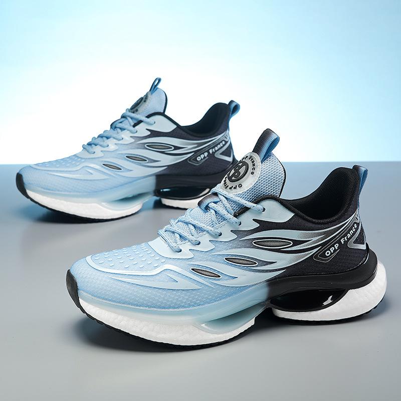 Summer Sports Shoes 2023 New Breathable Ice Silk Mesh Running Shoes Popcorn Men's Shoes Fashionable Versatile Couple Casual Shoes