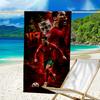 Man United Soccer Action Beach Towel - Soft, Absorbent Microfiber, Lightweight, Ideal for The Beach, Parties, Travel, Camping fan gifts