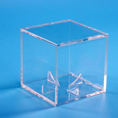 Baseball-Vitrine, transparente Aufbewahrung, langlebige quadratische Baseball-Showbox, Sportzubehör