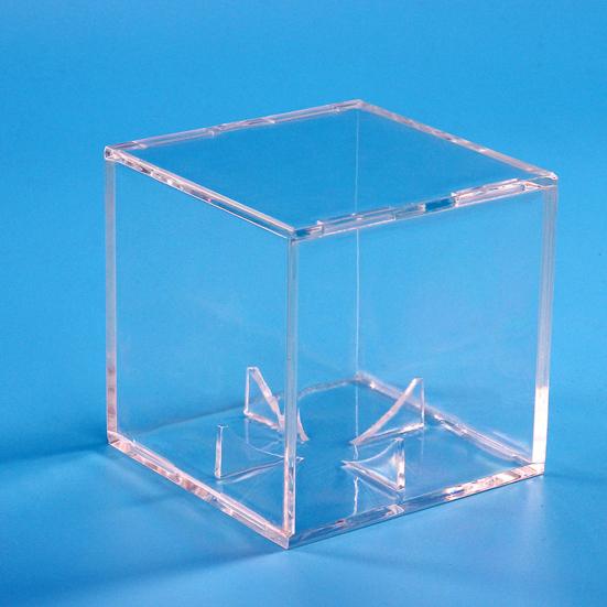 Baseball Display Case Transparent Storage Durable Square Baseball Show Box Sports Supplies