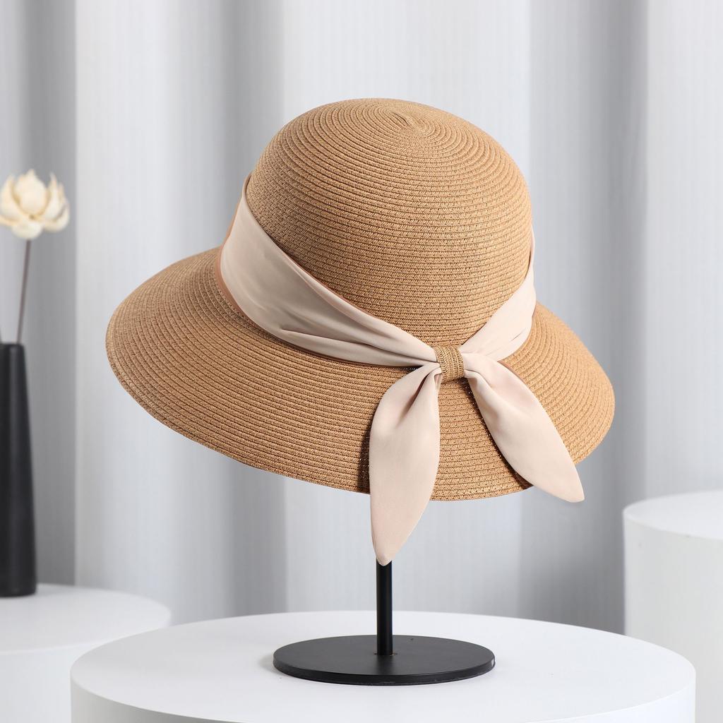 Summer Women's Hats Sunshade and Sun Protection Hats Big Seaside Vacation Straw Hats Travel Sun Hats