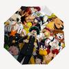 1pc My Hero Academia Characters Automatic Folding Umbrella, Portable 3-Fold Design with 8-Bone Iron Frame, Perfect for Outdoor Use, Festive Gifts, Tra