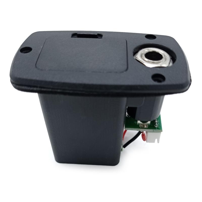 3 Band Preamp Equalizer Tuner Piezo Pick-up Acoustic Guitar Pickups Piezo Pickup with LCD Screen for Acoustic Guitars