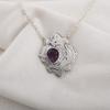 Amethyst Pendant Gemstone Jewelry, 925 Solid Sterling Silver Pendant, Gift For Women Handmade Pendant
