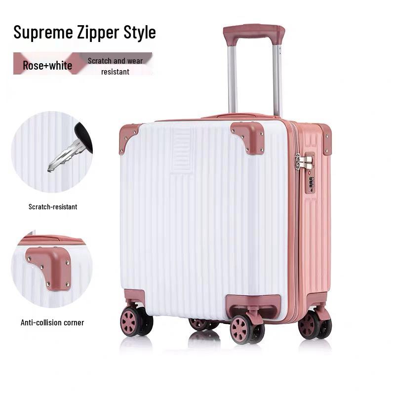 Valiză multifuncțională de 18 inch pentru fete, de cabină, cu încuietoare TSA și spațiu de depozitare de 20 inch