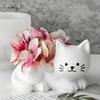 Kitten Flowerpot Silicone Mold Professional Silicone Candle Cup Mould For Handmade Candle Container Soap Plant Flowerpot