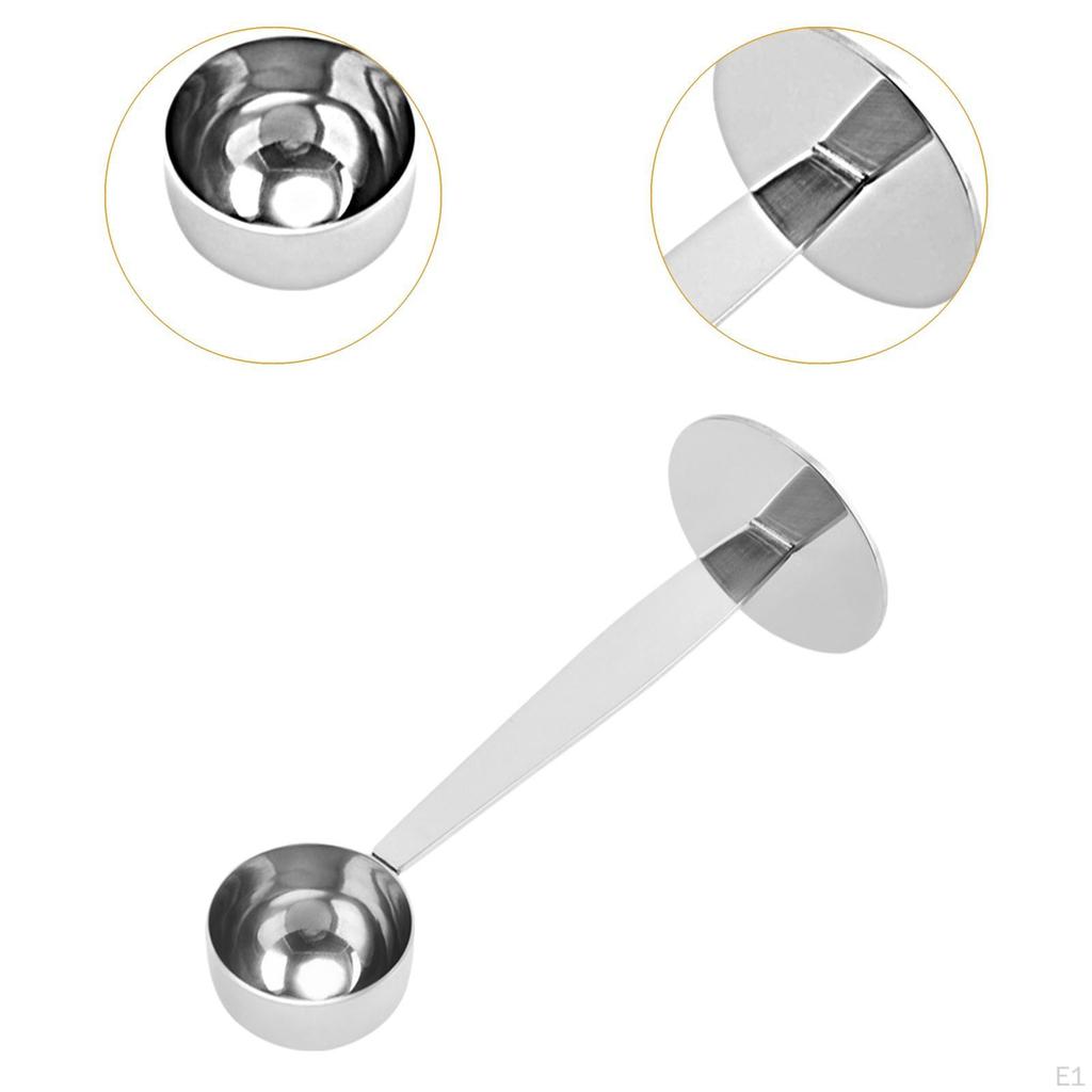 Coffee Scoop Tablespoon,Sugar Spoon,Coffee Measure for Bean Press,Coffee Spoon 2 In 1