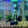 Decorazione Cranio Danzante per Acquario in Plastica Stampa 3D Scheletro Dinamico Aeratore Appassionati di Acquari