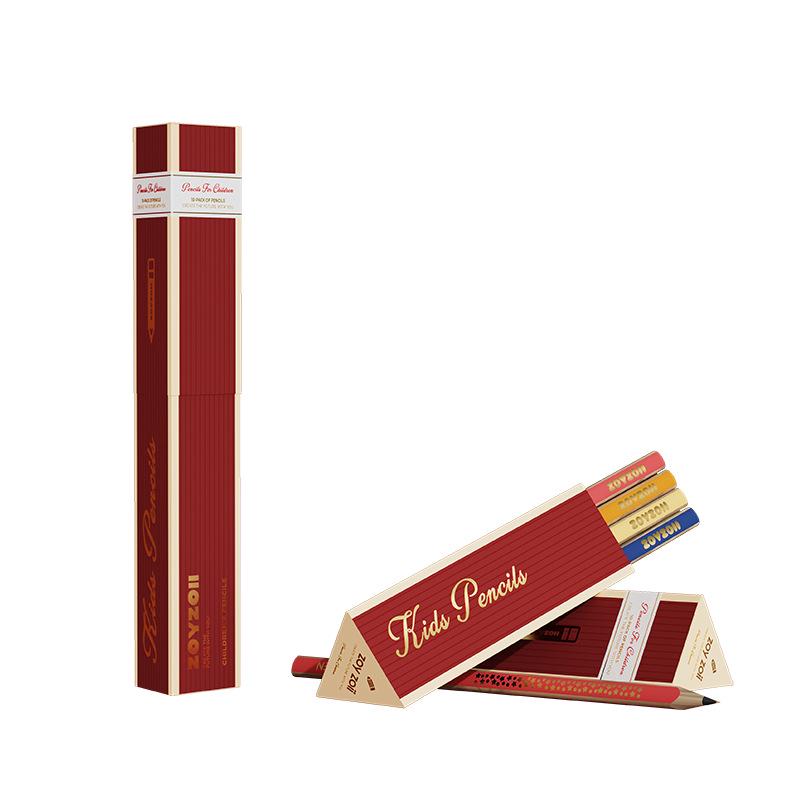 Zoyzoii Kids Safe Hexagonal 2B Pencil for Drawing & Learning 2B