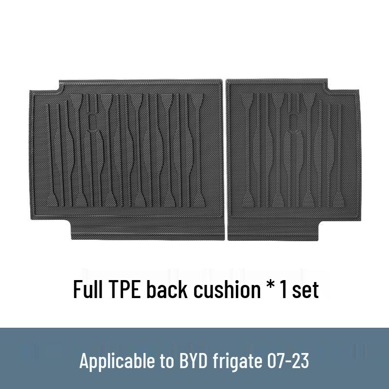 TPE Car Floor Mats for 2023 BYD Frigate 07 - Eco-Friendly, Waterproof Trunk and Backrest Mats