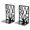 Deer Bookends for Shelves - Decorative Metal Bookends for Bookshelf & Tabletop - Fro