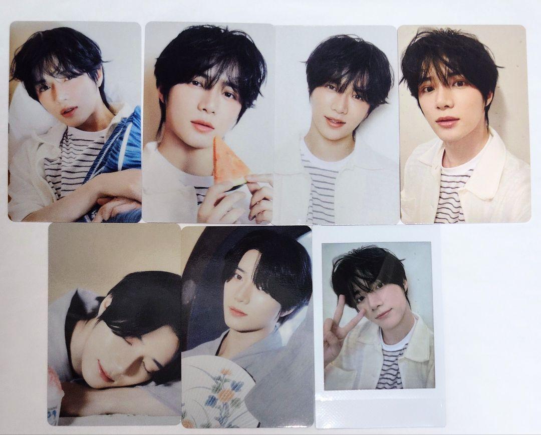 

[USED] Beomgyu TXT SUMMER TOGETHER trading cards and instax set of 7