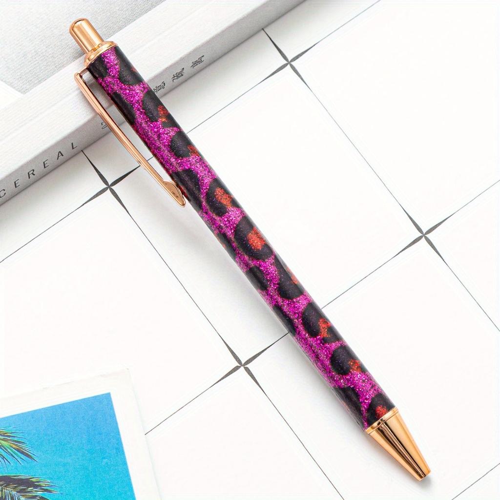 1pc Writing Pen With Retractable Journal Pen For Men And Women Office Supplies Valentine's Day Gift  Back To School, School Supplies
