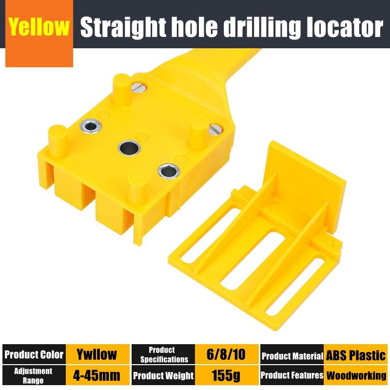 Woodworking Punch Locator Carpenter Tools Hand Tools 6/8/10mm Drill Bit Hole Puncher For Cross Dowel Drill Jig Accessories