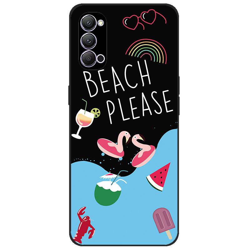 Für Oppo Reno4 Pro Fall Reno 4 Weiche Silikon Nette Gemalt Abdeckung Für Oppo Reno4 5G Reno 4 Pro 5G CPH2089 Telefon Cases Fundas Coque