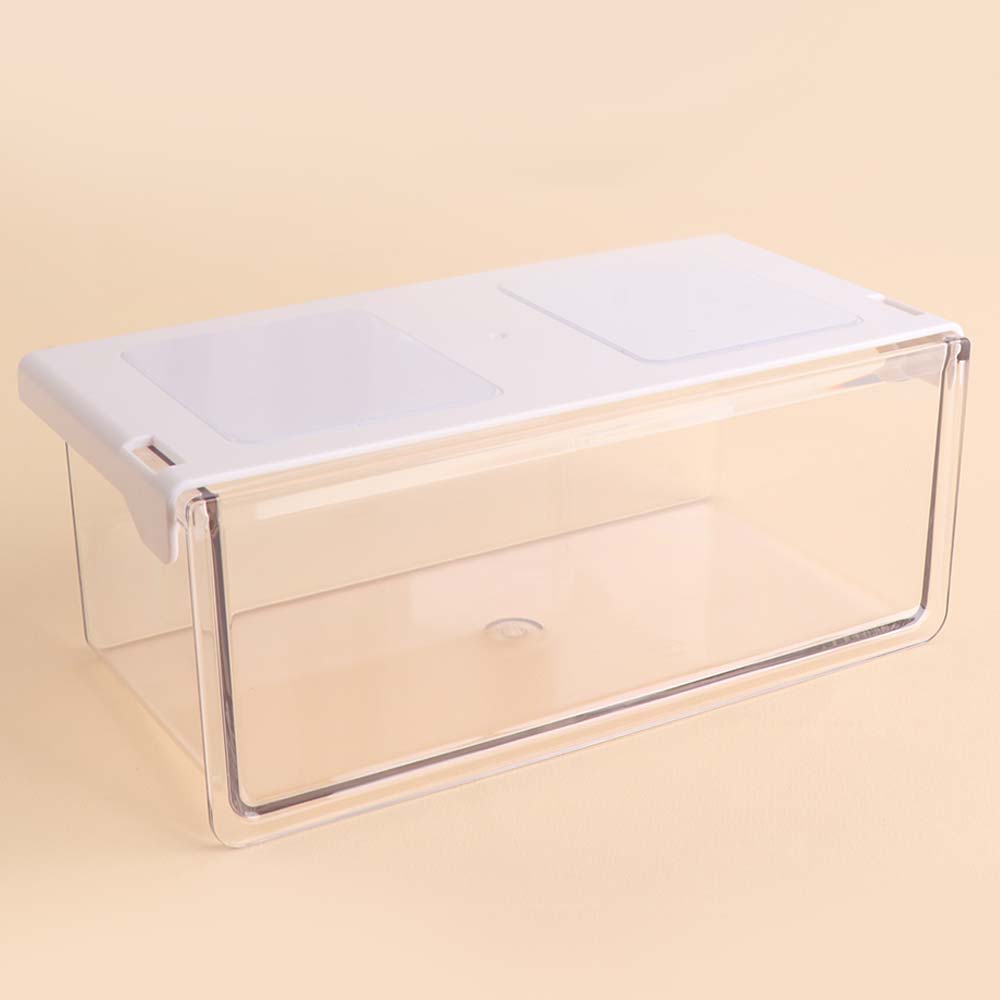 Plastic Under Desk Drawer Organizer Self Adhesive Qtip Holder  for Swabs Floss