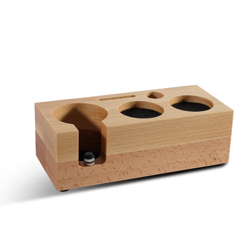 

Beechwood Coffee Tamper and Distributor Stand