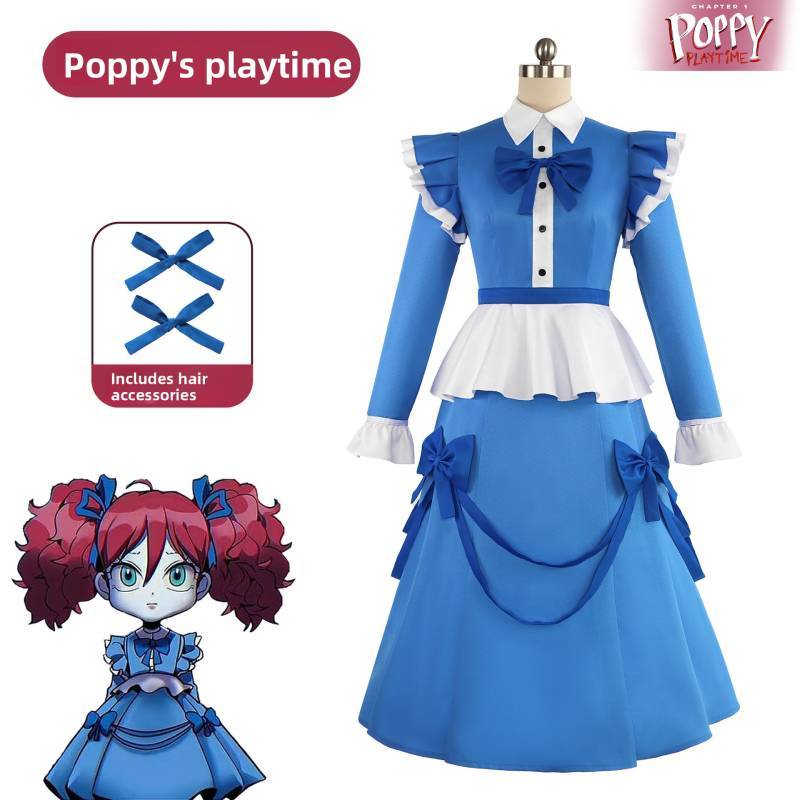 Poppy Playtime Cosplay Costume With Polyester Fabric For Halloween Role Play